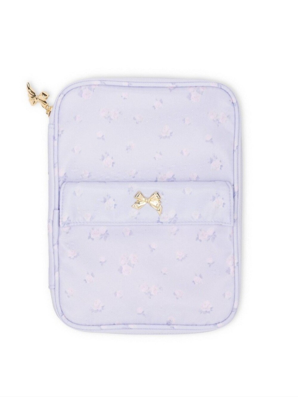NWT LoveShackFancy x Target Yoobi Tech Organizer Case Blue Floral Bow LIMITED ED